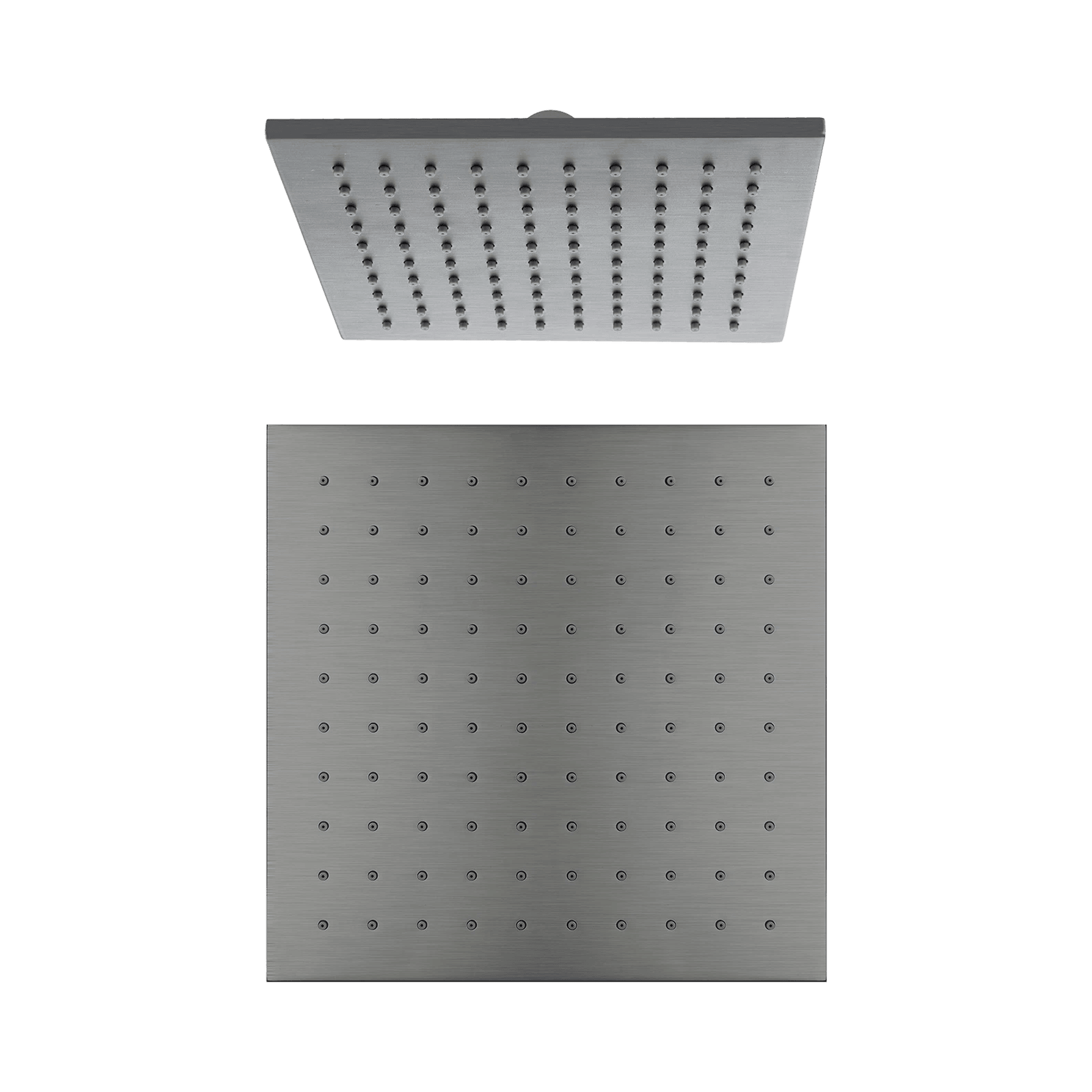 250mm Square Shower Head Gun Metal gallery detail image