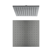 250mm Square Shower Head Gun Metal gallery detail image