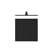 300mm Square Shower Head Matte Black gallery detail image