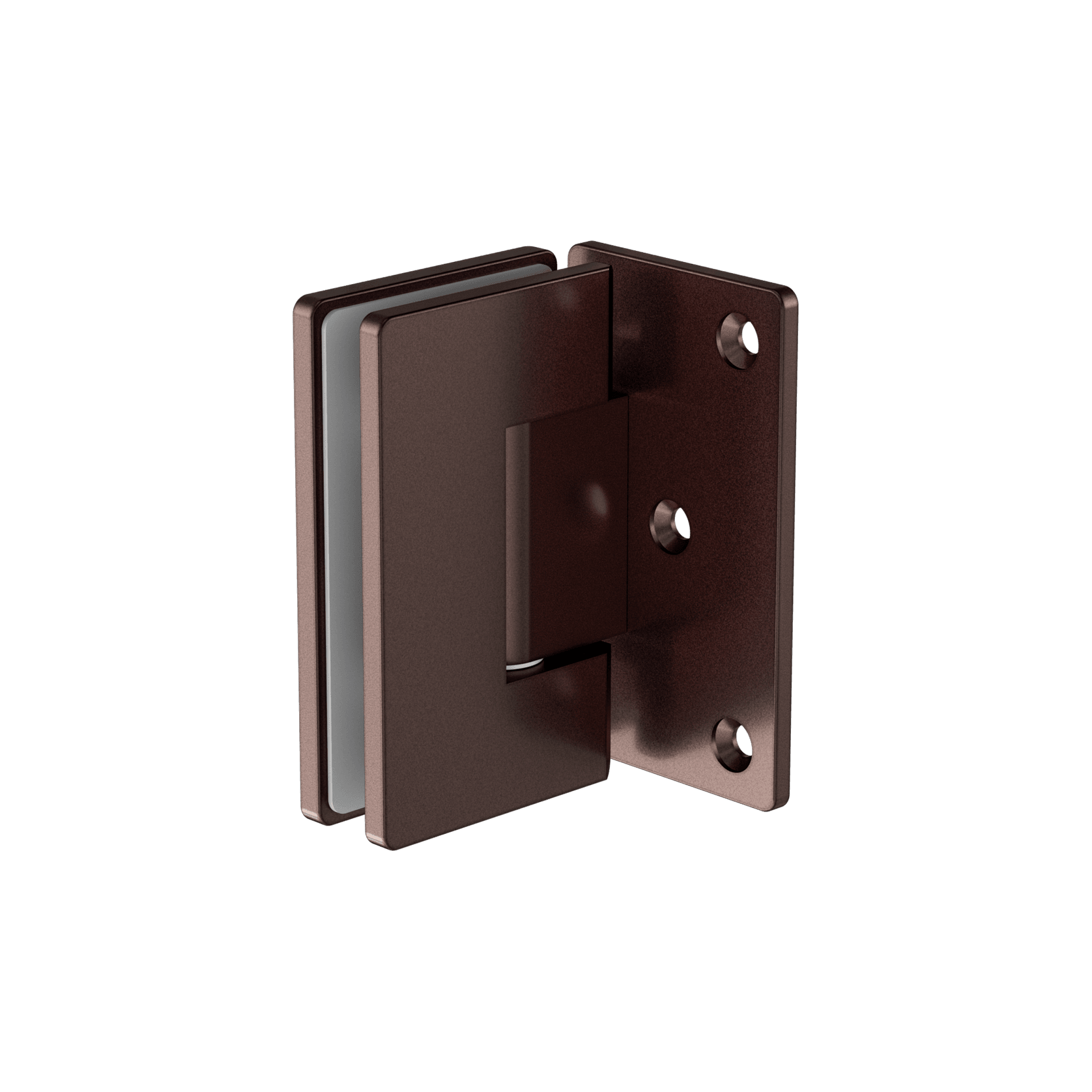 90 Degree Glass To Wall Shower Hinge 10mm Glass Rome Bronze gallery detail image
