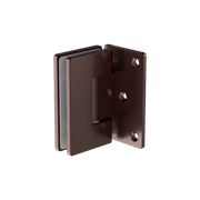 90 Degree Glass To Wall Shower Hinge 10mm Glass Rome Bronze gallery detail image