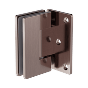 90 Degree Glass To Wall Shower Hinge 10mm Glass Brushed Bronze gallery detail image