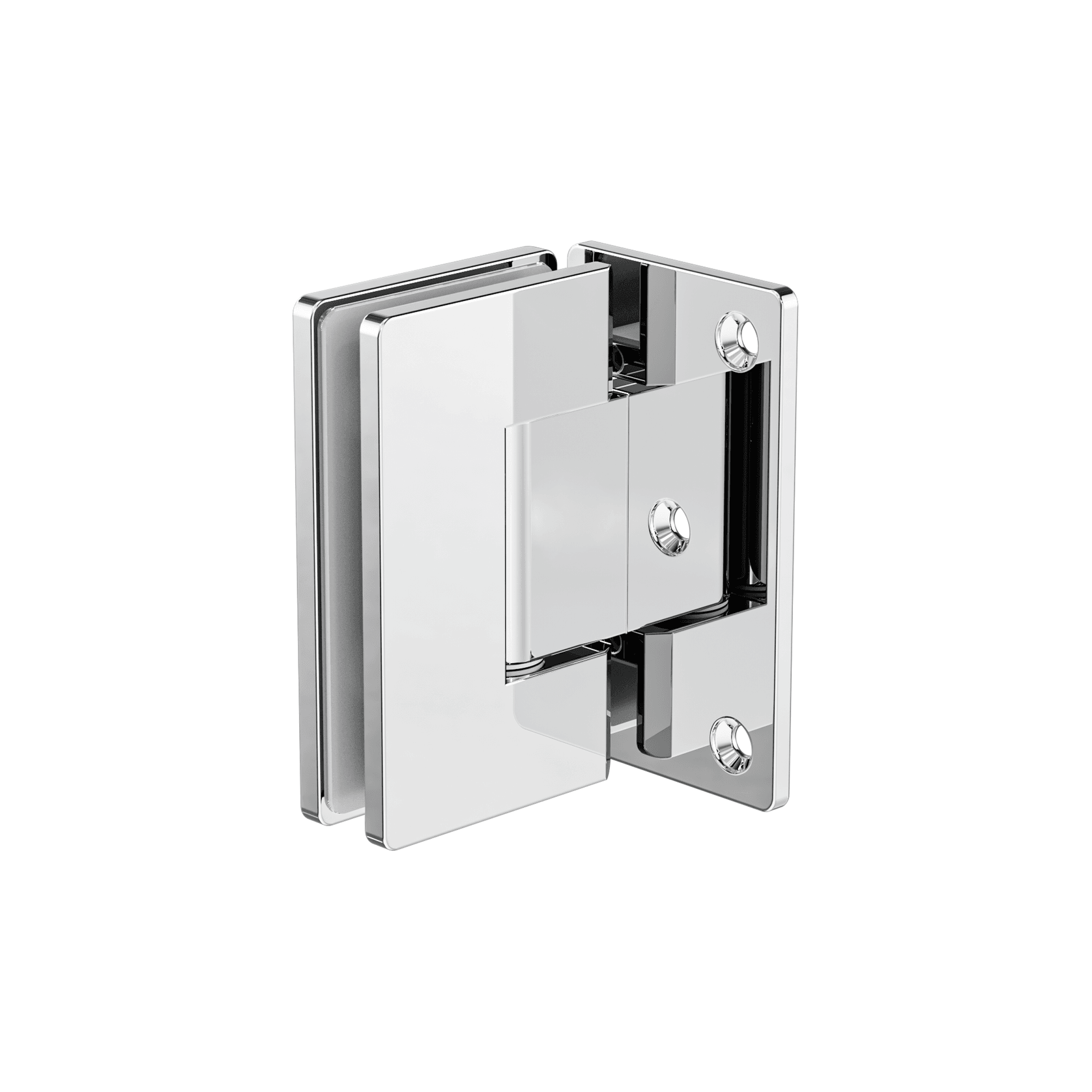 90 Degree Glass To Wall Shower Hinge 10mm Glass Chrome gallery detail image
