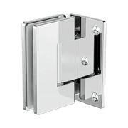 90 Degree Glass To Wall Shower Hinge 10mm Glass Chrome gallery detail image