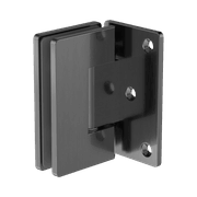 90 Degree Glass To Wall Shower Hinge 10mm Glass Gun Metal gallery detail image
