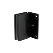 90 Degree Glass To Wall Shower Hinge 10mm Glass Matte Black gallery detail image