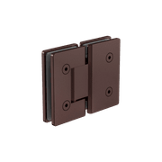 180 Degree Glass To Glass Shower Hinge 10mm Glass Rome Bronze gallery detail image