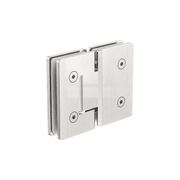 180 Degree Glass To Glass Shower Hinge 10mm Glass  Brushed Nickel gallery detail image