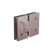 180 Degree Glass To Glass Shower Hinge 10mm Glass Brushed Bronze gallery detail image