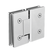 180 Degree Glass To Glass Shower Hinge 10mm Glass  Chrome gallery detail image