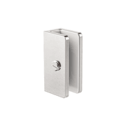 Shower U Bracket 10mm Glass Brushed Nickel gallery detail image