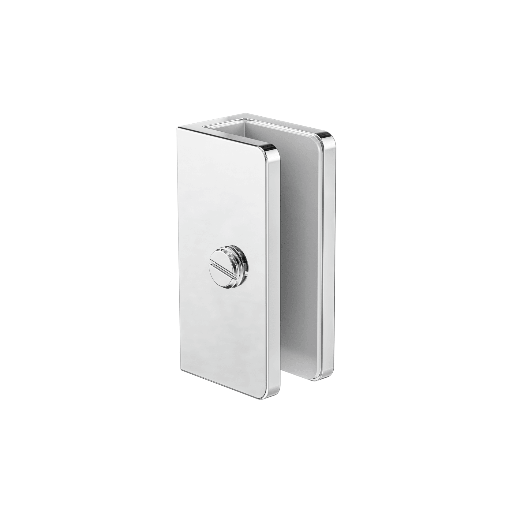Shower U Bracket 10mm Glass Chrome gallery detail image