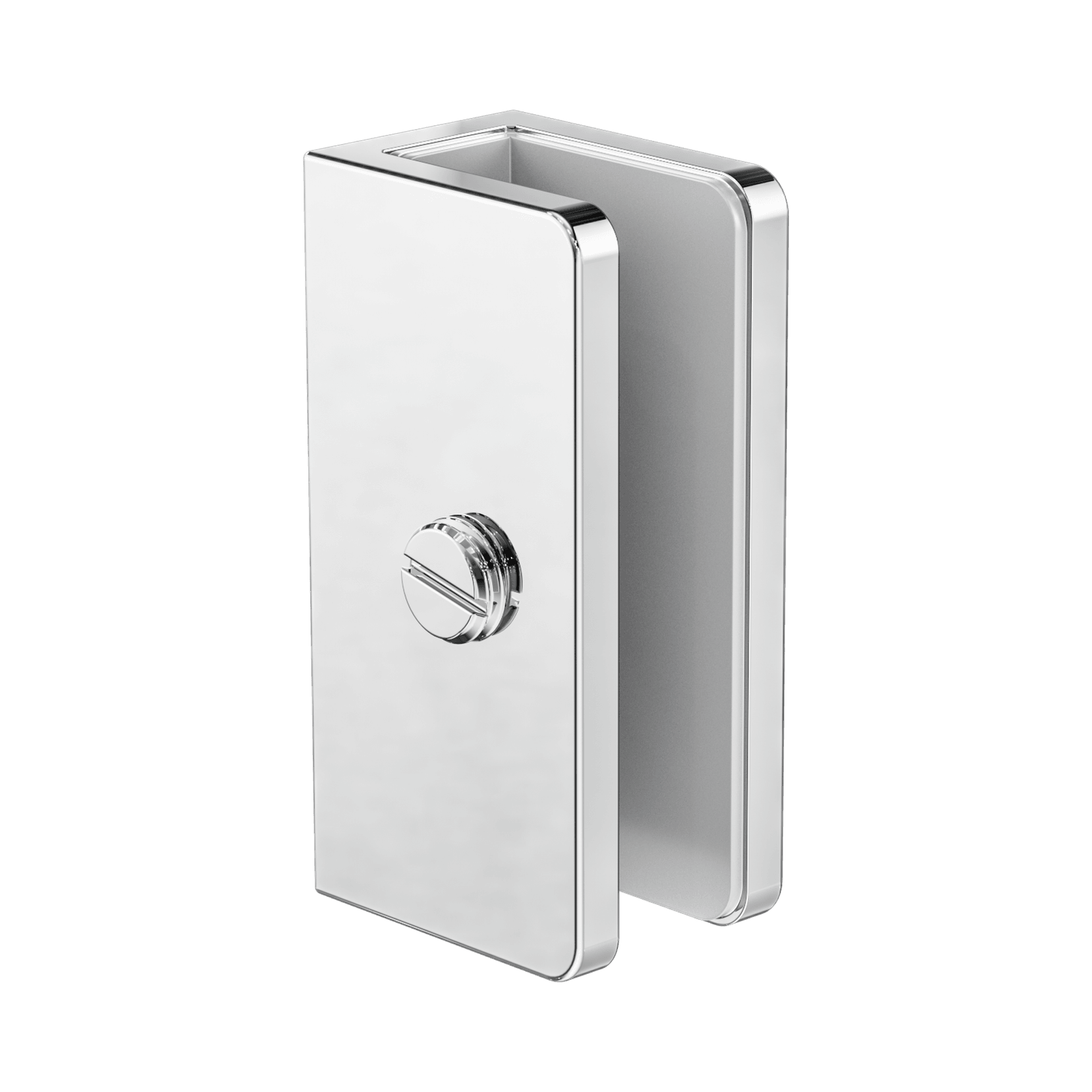 Shower U Bracket 10mm Glass Chrome gallery detail image
