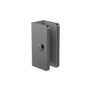 Shower U Bracket 10mm Glass Gun Metal gallery detail image