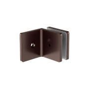 90 Degree Glass To Wall Bracket 10mm Glass Rome Bronze gallery detail image