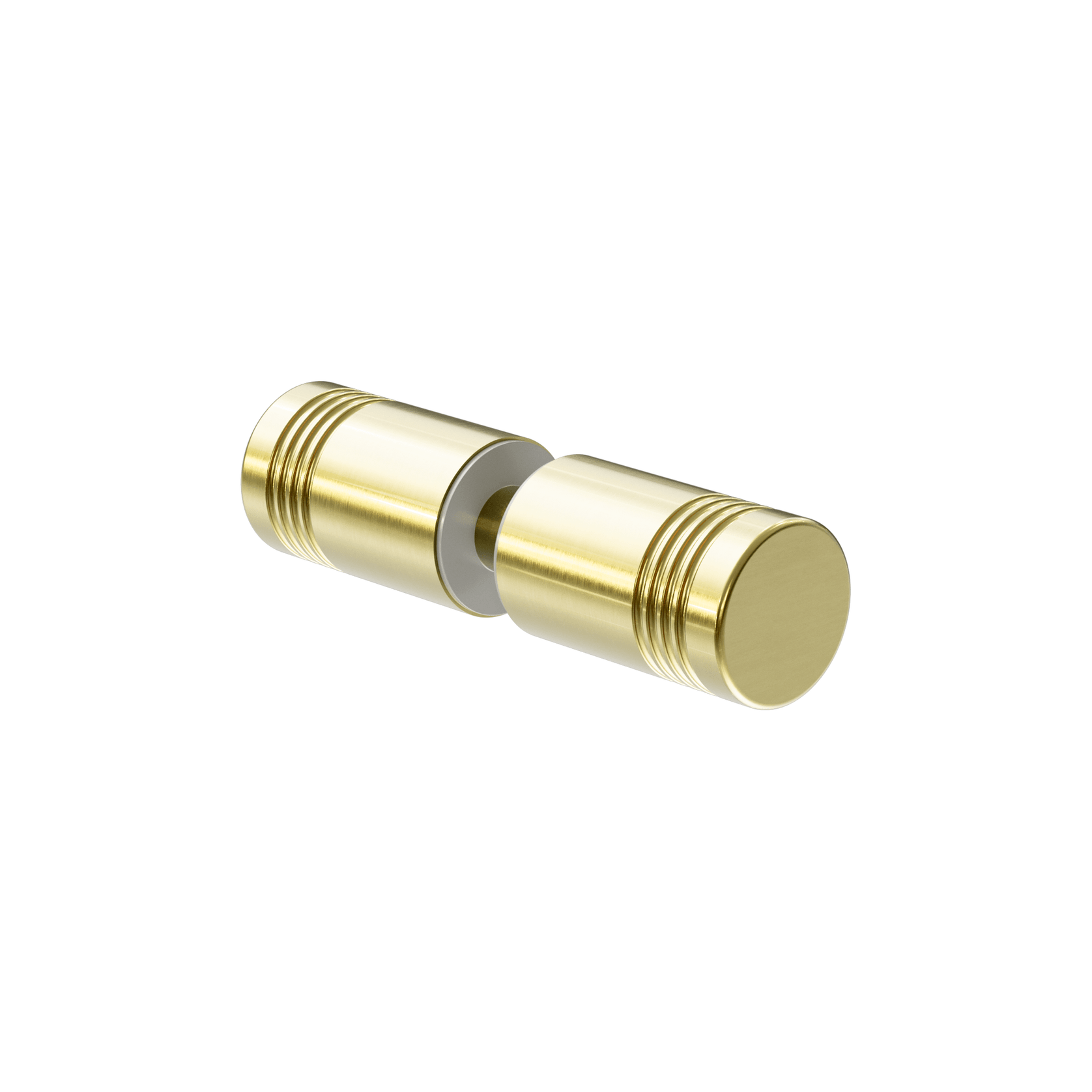 Round Shower Knob Brushed Gold gallery detail image