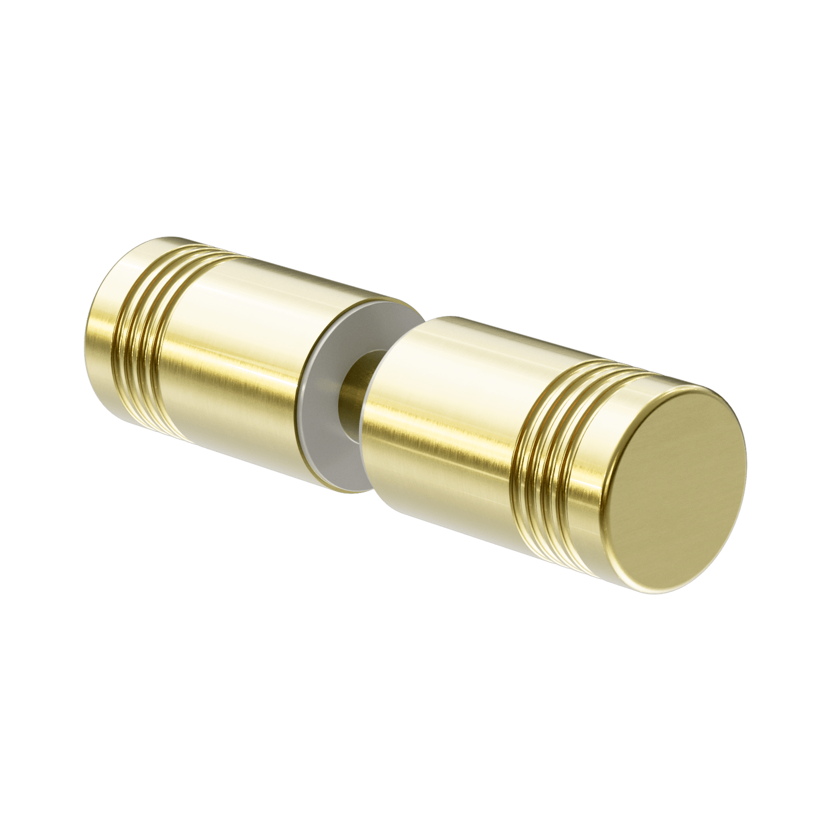Round Shower Knob Brushed Gold gallery detail image
