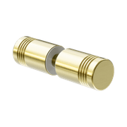 Round Shower Knob Brushed Gold gallery detail image