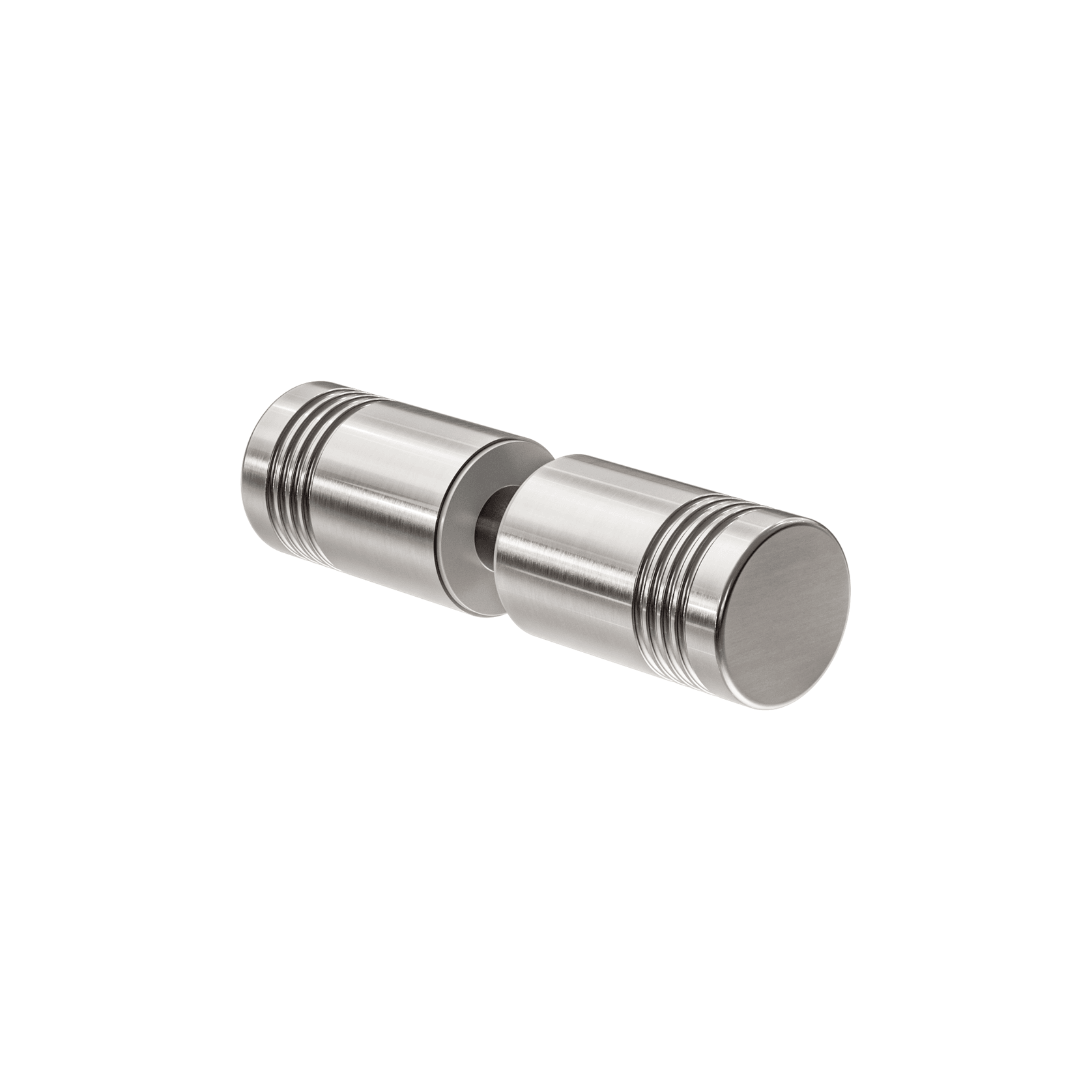 Round Shower Knob Brushed Nickel gallery detail image