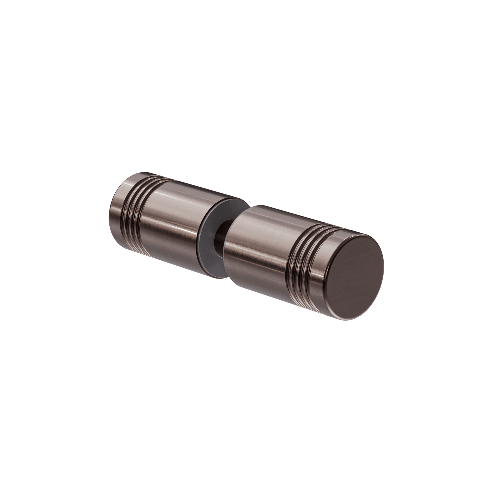 Round Shower Knob Brushed Bronze gallery detail image