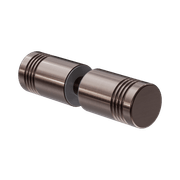 Round Shower Knob Brushed Bronze gallery detail image