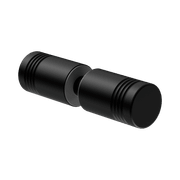 Round Shower Knob Matte Black gallery detail image