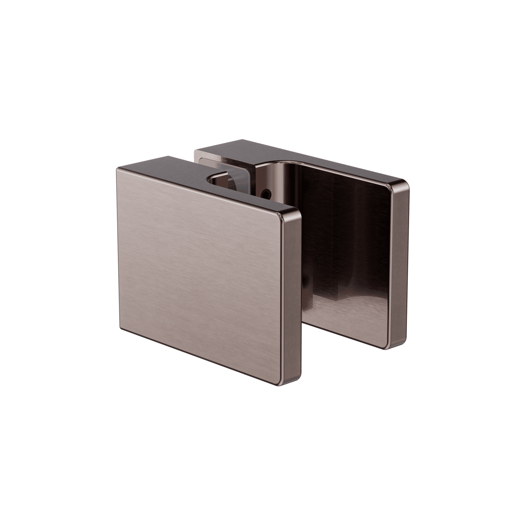 Square Shower Knob Handle Brushed Bronze gallery detail image