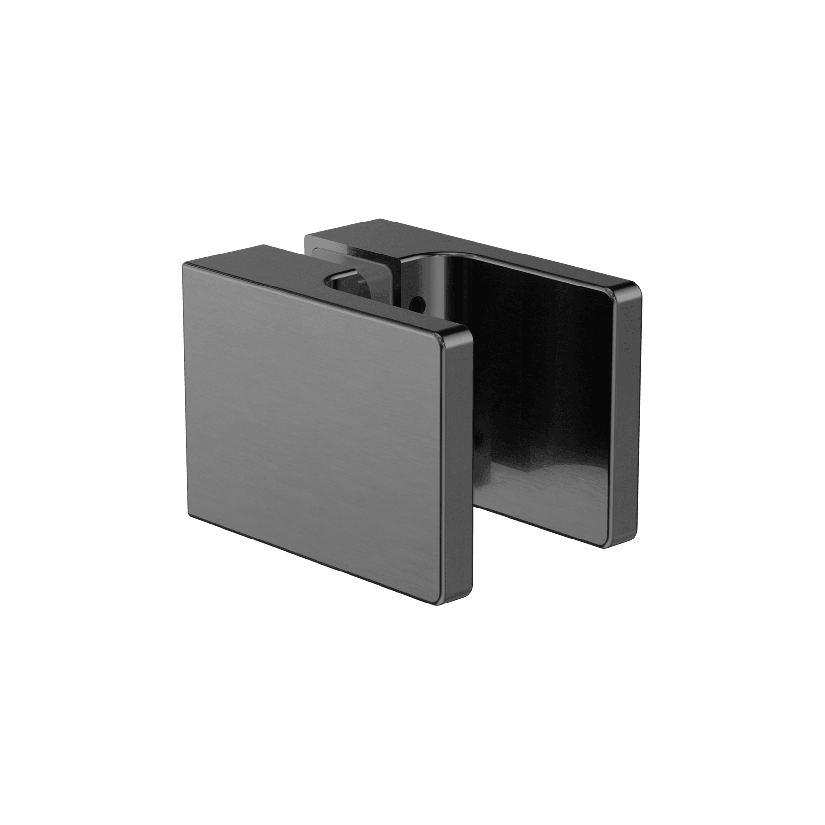 Square Shower Knob Handle Gun Metal gallery detail image