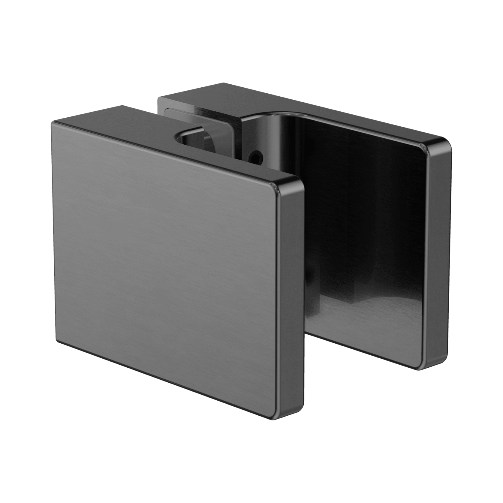 Square Shower Knob Handle Gun Metal gallery detail image