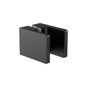 Square Shower Knob Handle Matte Black gallery detail image