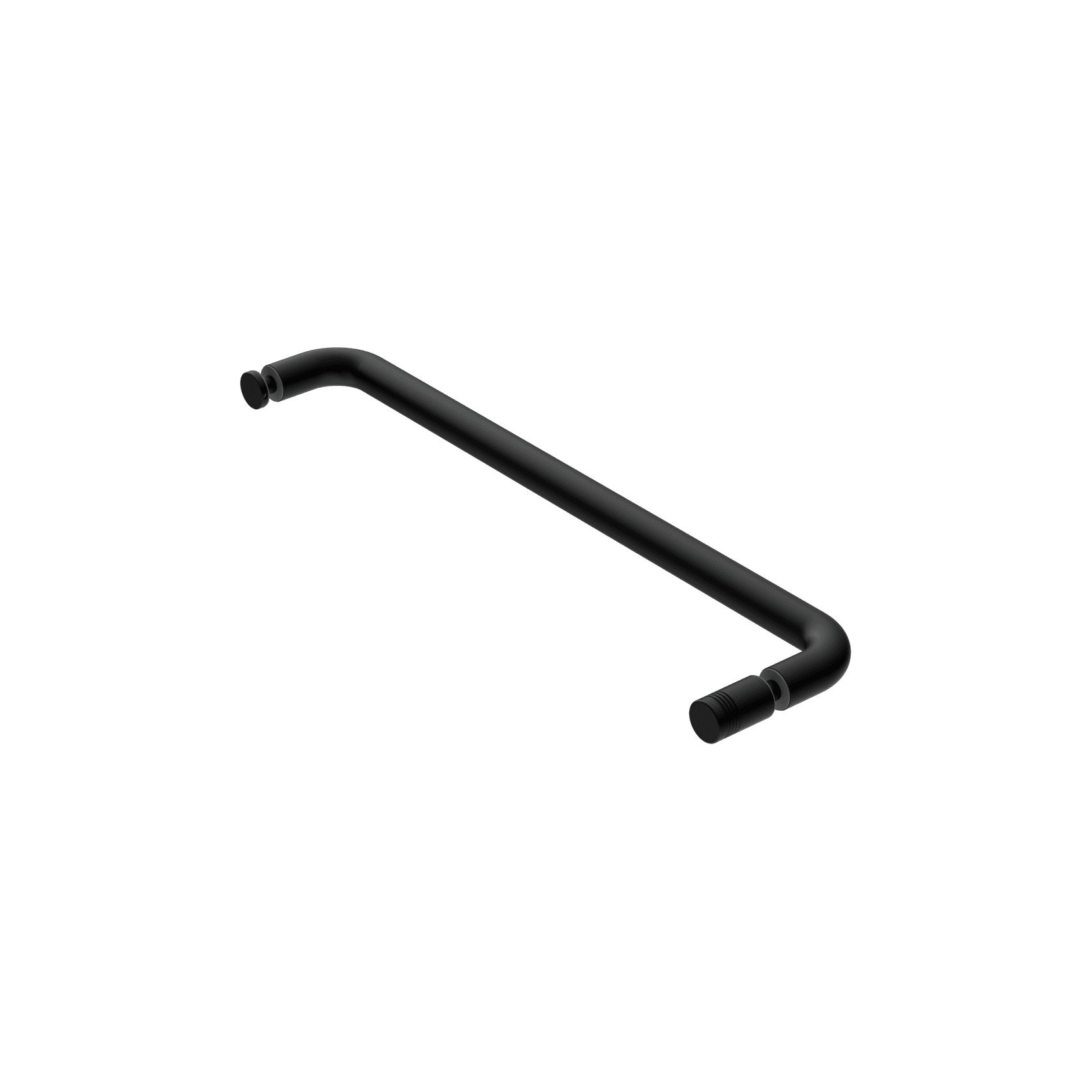 Towel Bar 500mm Matte Black gallery detail image