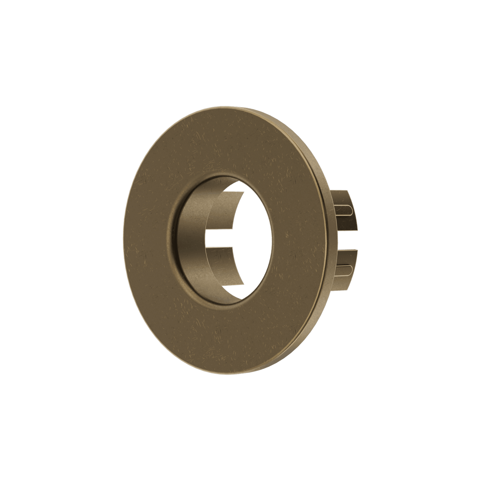 Basin Overflow Ring Metal Tumbled Antique Brass gallery detail image