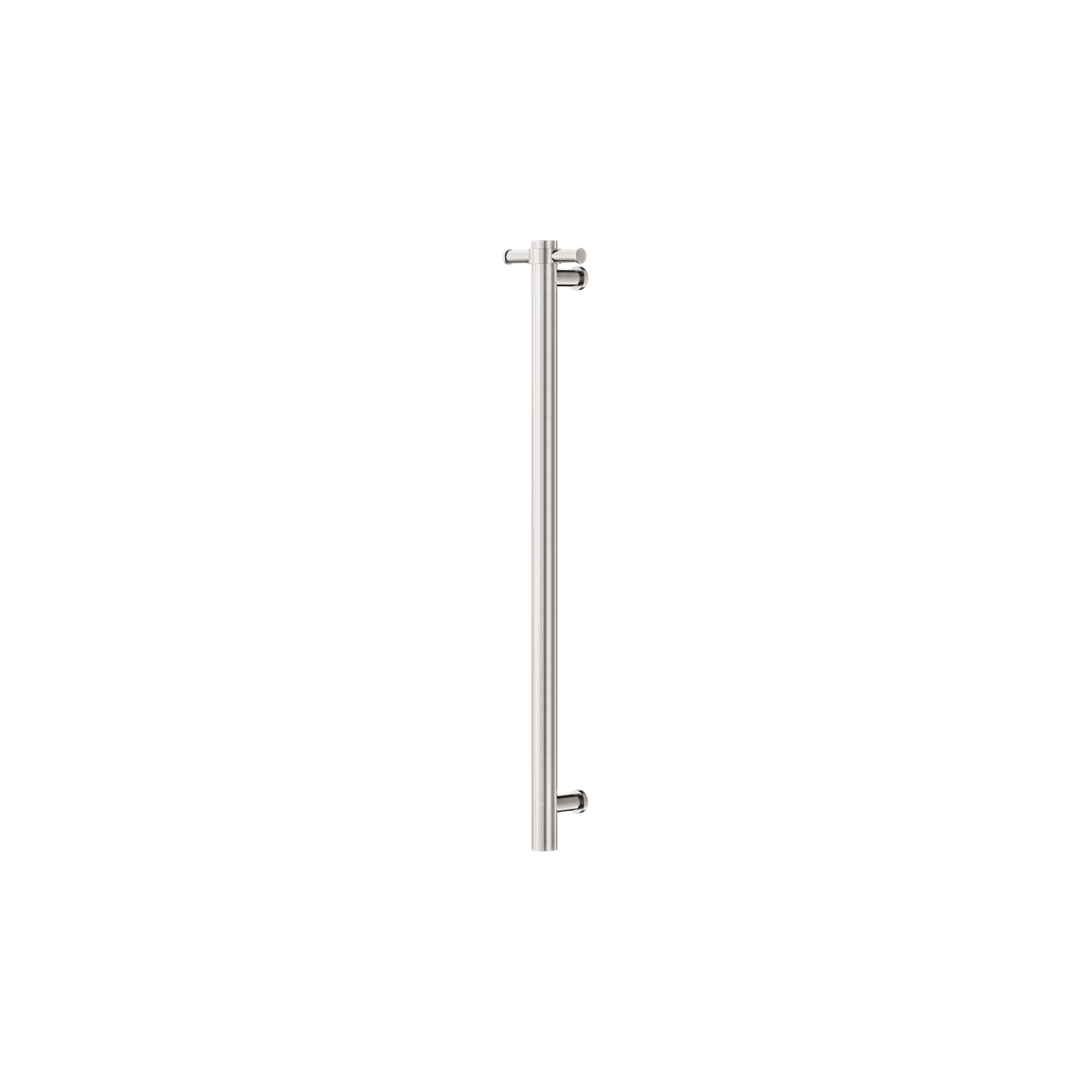 Non-Heated Vertical Towel Rail 900mm Brushed Nickel gallery detail image