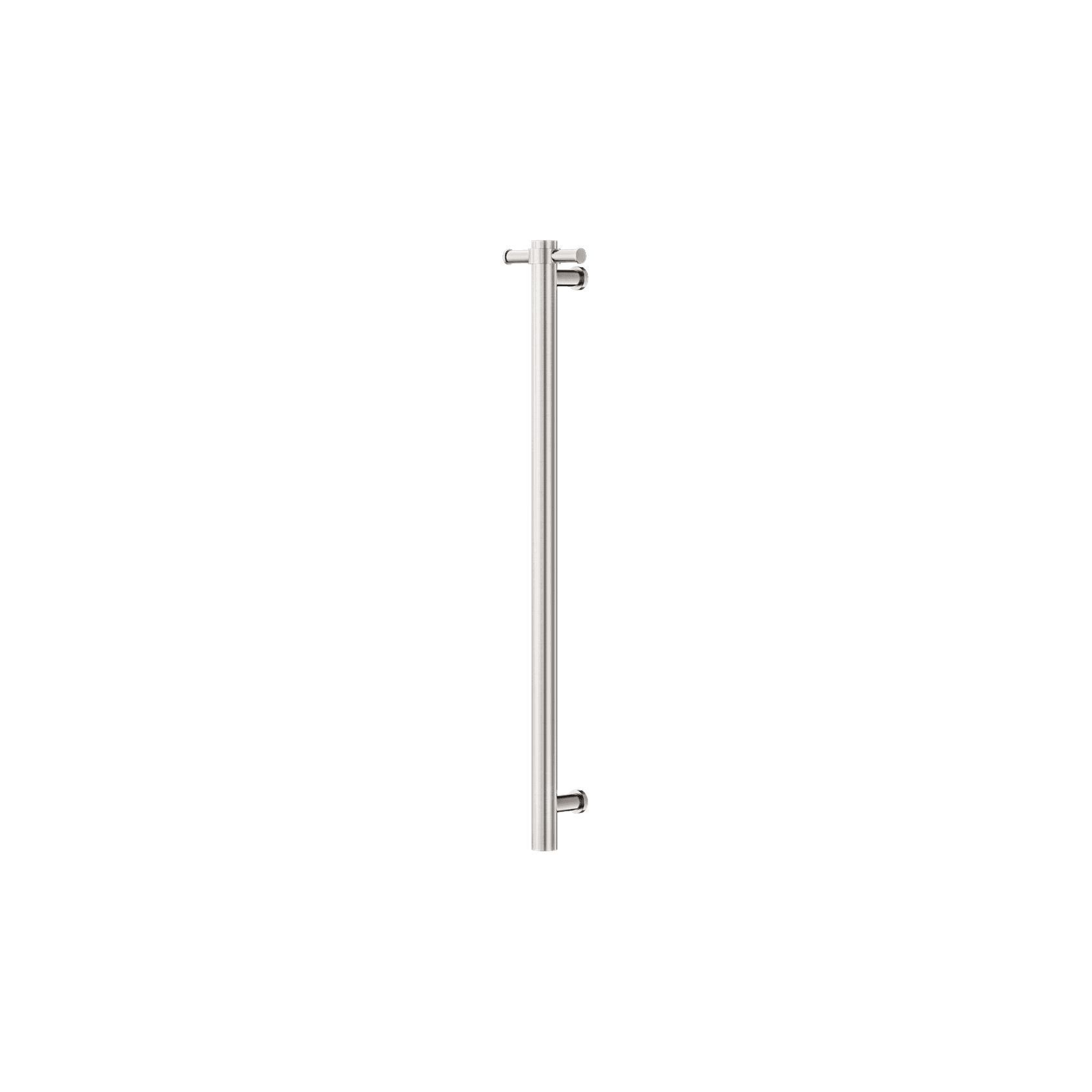 Non-Heated Vertical Towel Rail 900mm Brushed Nickel gallery detail image