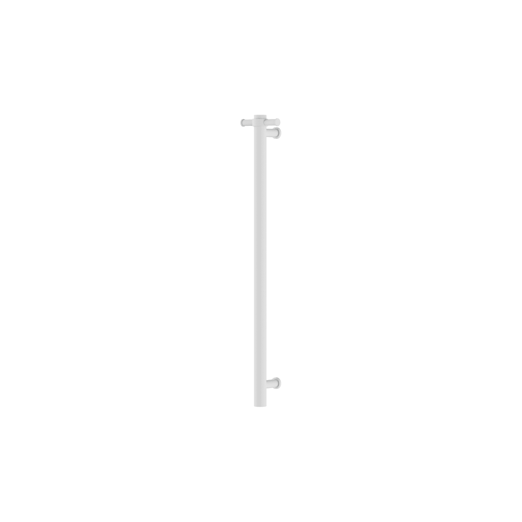 Non-Heated Vertical Towel Rail 900mm Matte White gallery detail image