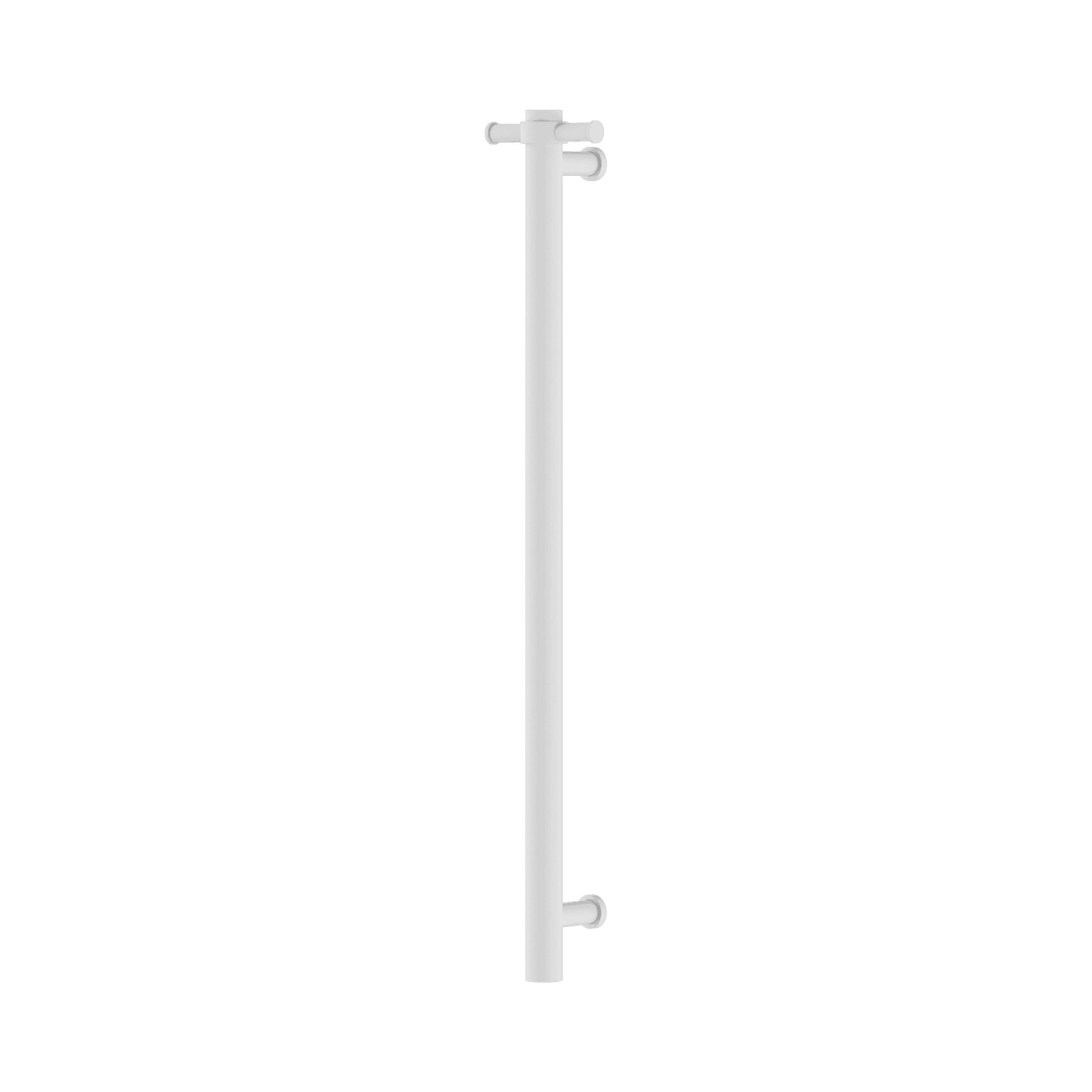 Non-Heated Vertical Towel Rail 900mm Matte White gallery detail image