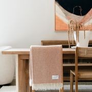 Ruanui Station Lambswool Throw - Rakaia Rust gallery detail image