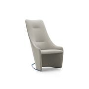 Nagi High Fixed Armchair - Smooth Upholstery gallery detail image