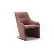 Nagi Low Fixed Armchair - Smooth Upholstery gallery detail image