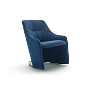 Nagi Low Rocking Armchair - Soft Upholstery gallery detail image