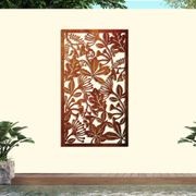 PRIVACY SCREEN &FENCE PANEL - NATIVE FLOWERS AND LEAVES gallery detail image
