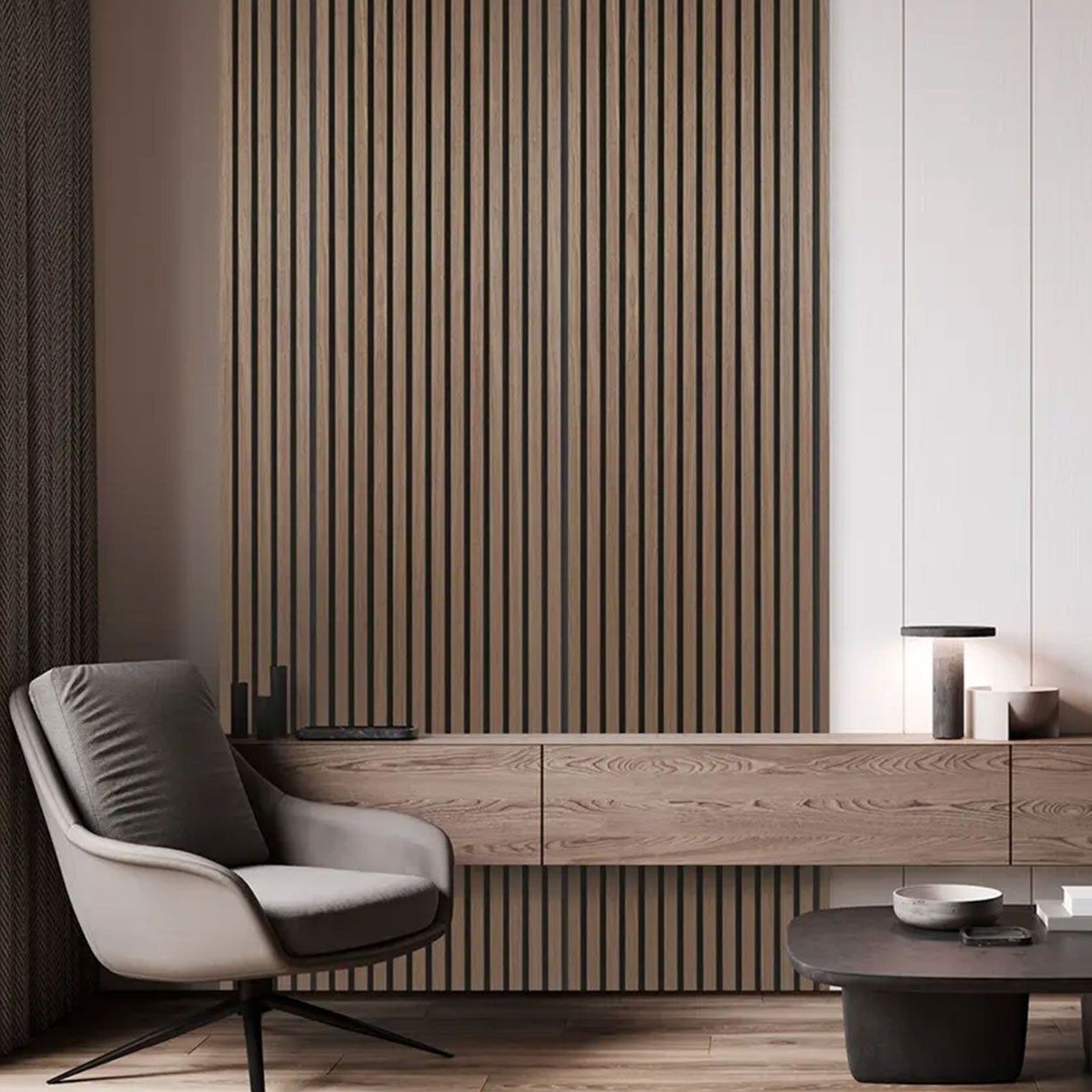 Natural Walnut | Acoustic Panel gallery detail image