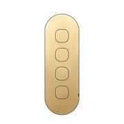 13 Carbon 4 Gang Switch Grid Faceplate gallery detail image