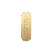 13 Carbon 3 Gang Switch Grid Faceplate gallery detail image