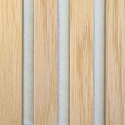 Natural Oak | Acoustic Panel (White Felt) gallery detail image