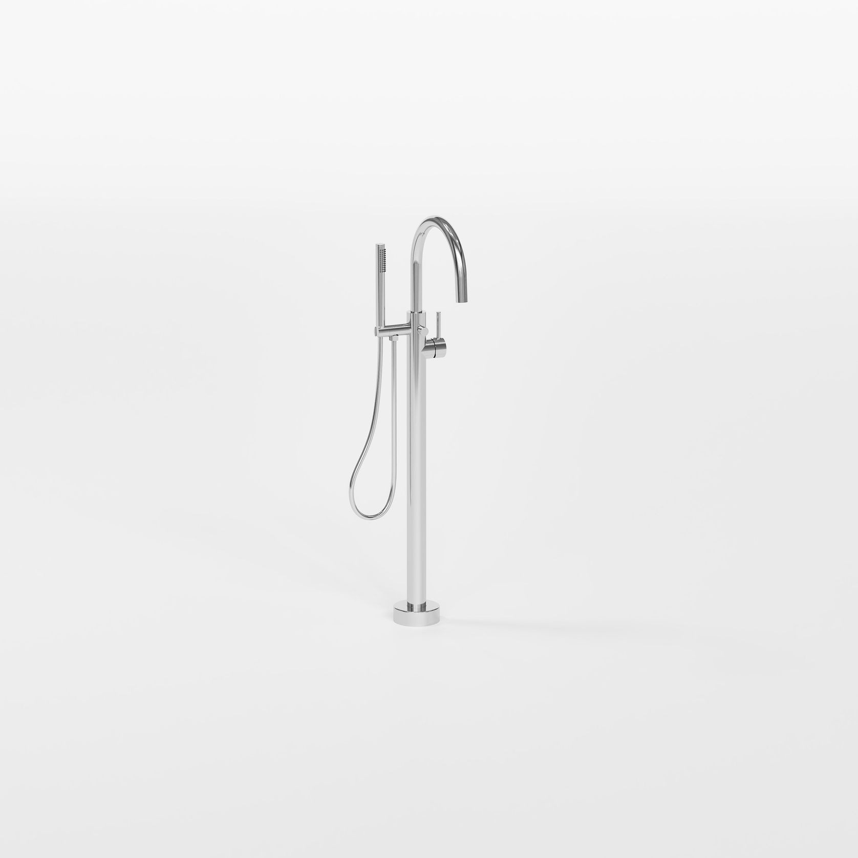 Nature Floorstanding Bath Filler with Hand Spray gallery detail image
