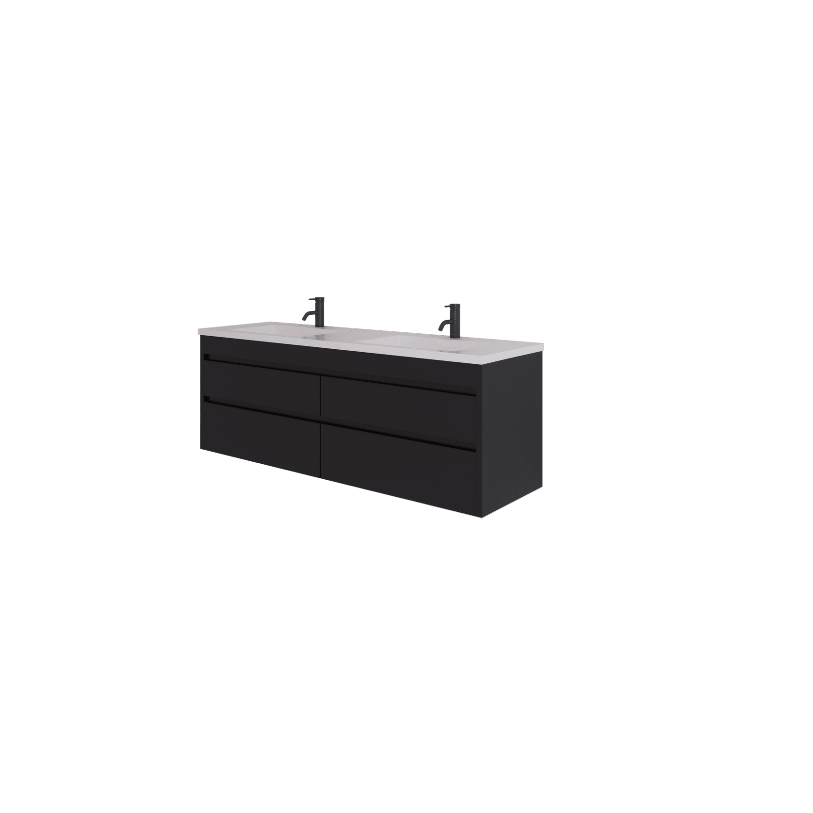 CODE Neo 1600 Four Drawer Wall-Hung Vanity Range gallery detail image