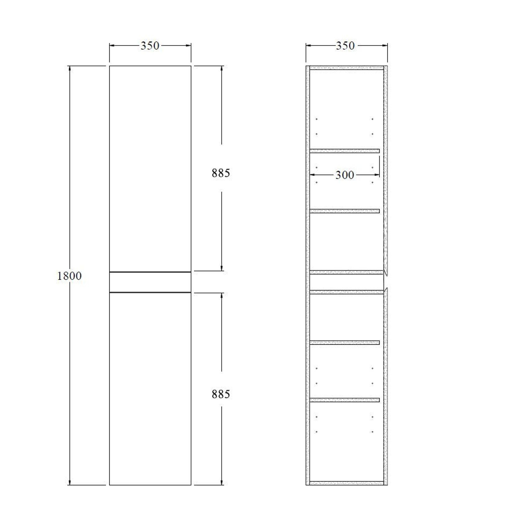 Code Neo Bathroom Tower Cabinet gallery detail image