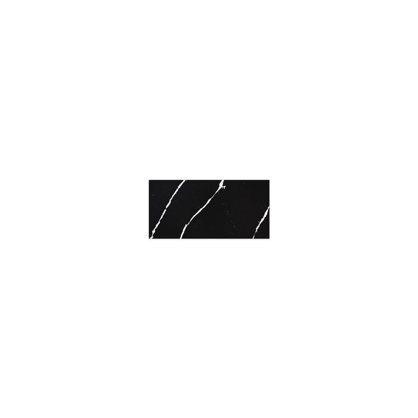 Nero Vena Silica Free Stone Top, Ensuite Depth gallery detail image