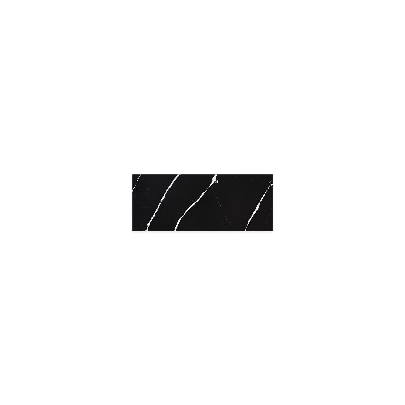 Nero Vena Silica Free Stone Top, Ensuite Depth gallery detail image